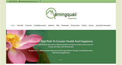 Desktop Screenshot of morningquailacupuncture.com